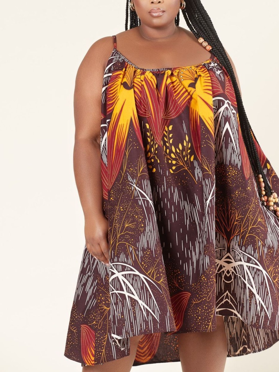 lovely Stylish Spaghetti Strap Print Multicolor Knee Length Plus Size Dress, Multi
lovely Stylish Spaghetti Strap Print Multicolor Knee Length Plus Size Dress, Multi