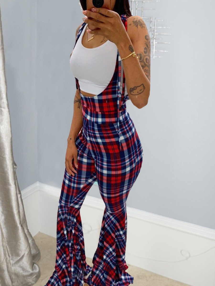 lovely Trendy Grid Print Multicolor One-piece Jumpsuit, Multicolor lattices
lovely Trendy Grid Print Multicolor One-piece Jumpsuit, Multicolor lattices