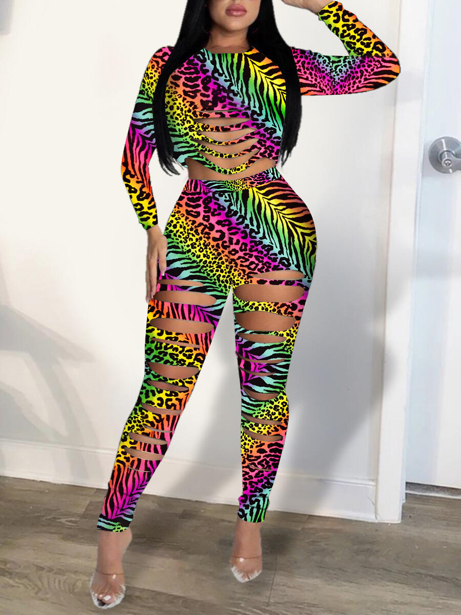lovely Leisure O Neck Print Hollow-out Multicolor Two Piece Pants Set, Multi
lovely Leisure O Neck Print Hollow-out Multicolor Two Piece Pants Set, Multi