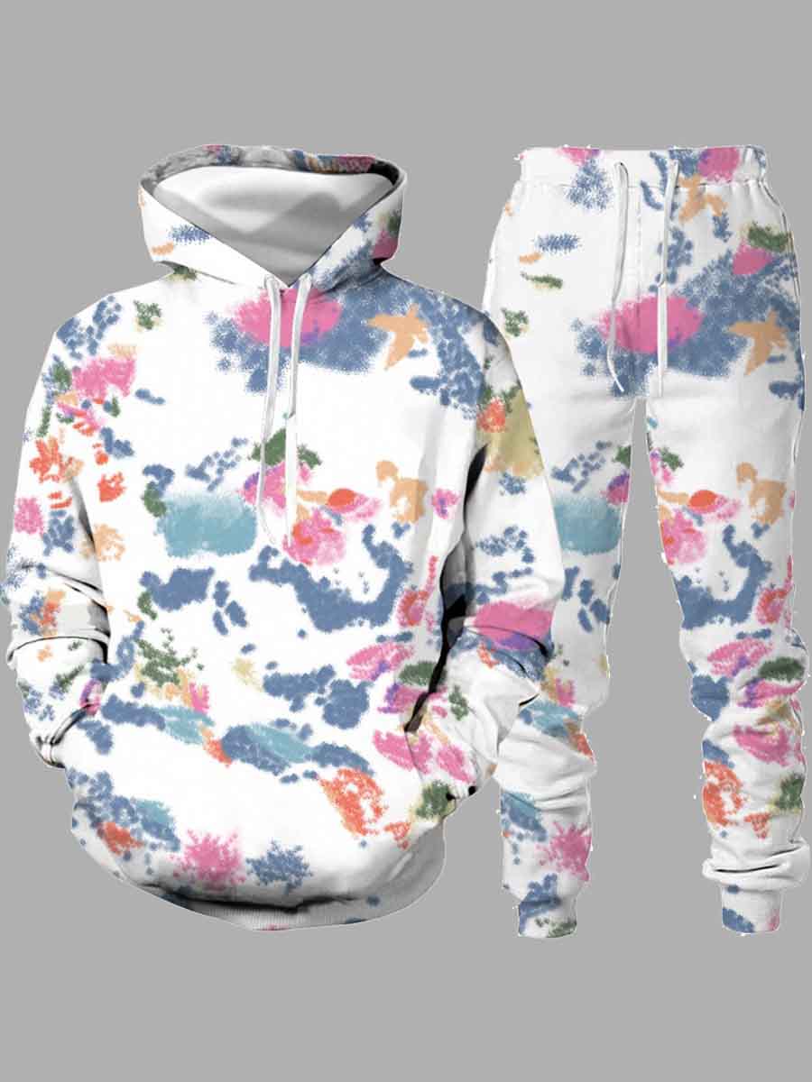 Lovely Trendy Hooded Collar Floral Print Multicolor Men Two-piece Pants Set, Multi
Lovely Trendy Hooded Collar Floral Print Multicolor Men Two-piece Pants Set, Multi