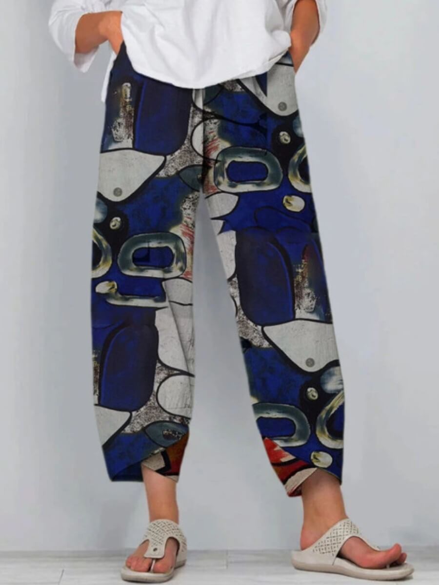 Lovely Bohemian Print Loose Deep Blue Pants
Lovely Bohemian Print Loose Deep Blue Pants