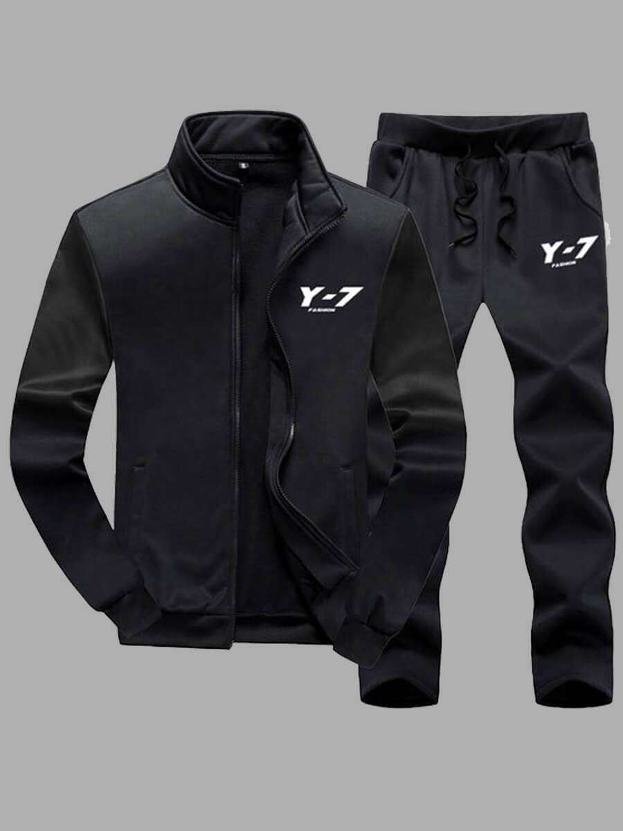 Lovely Casual Letter Zipper Design Black Men Two-piece Pants Set
Lovely Casual Letter Zipper Design Black Men Two-piece Pants Set