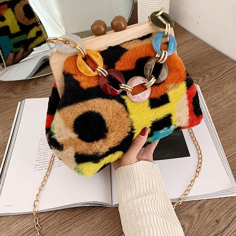 Lovely Trendy Chain Strap Print Multicolor Messenger Bag, Multi
Lovely Trendy Chain Strap Print Multicolor Messenger Bag, Multi