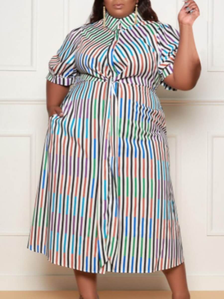 Lovely Casual Print Patchwork Multicolor Mid Calf A Line Plus Size Dress, Multi
Lovely Casual Print Patchwork Multicolor Mid Calf A Line Plus Size Dress, Multi