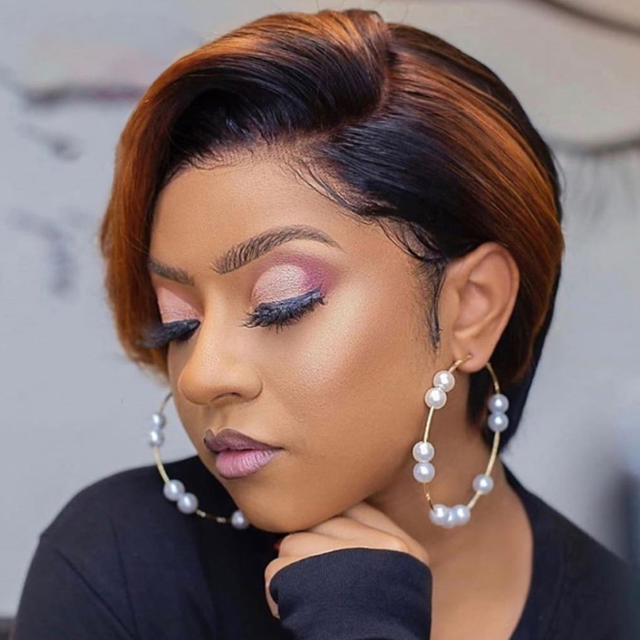 Lovely Casual Gradient Brown Wig