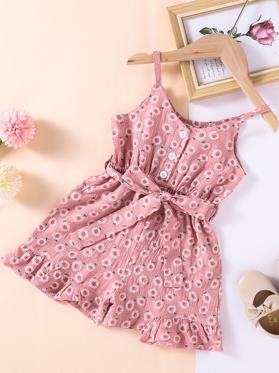 Lovely Gril Sweet Floral Print Bandage Flounce Design Pink Knee Length Dress
Lovely Gril Sweet Floral Print Bandage Flounce Design Pink Knee Length Dress