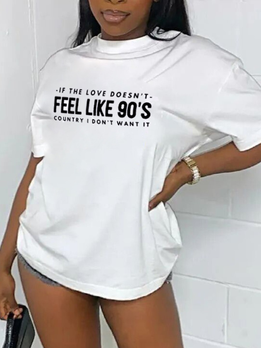 Lovely Street O Neck Letter Print White T-shirt
Lovely Street O Neck Letter Print White T-shirt