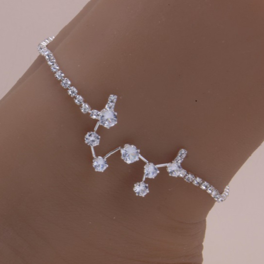 Lovely Scorpio Casual Pearl Chain Decoration Sliver Body Chain, Silver
Lovely Scorpio Casual Pearl Chain Decoration Sliver Body Chain, Silver