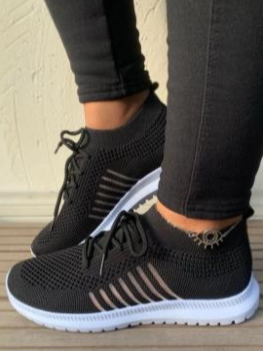 Lovely Sporty Patchwork Frenulum Flat (Polyvinyl chloride) mesh round-toe YES/NO(NO), Black
Lovely Sporty Patchwork Frenulum Flat (Polyvinyl chloride) mesh round-toe YES/NO(NO), Black