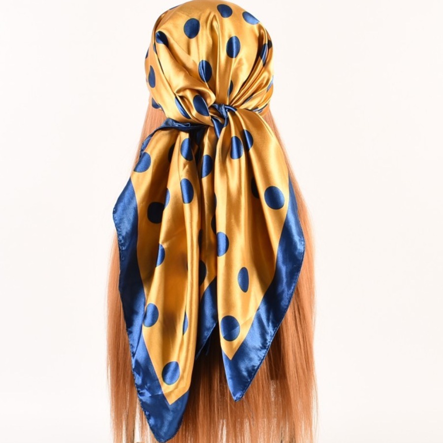 LW Dot Print Large Square Bandana Headband, Yellow
LW Dot Print Large Square Bandana Headband, Yellow