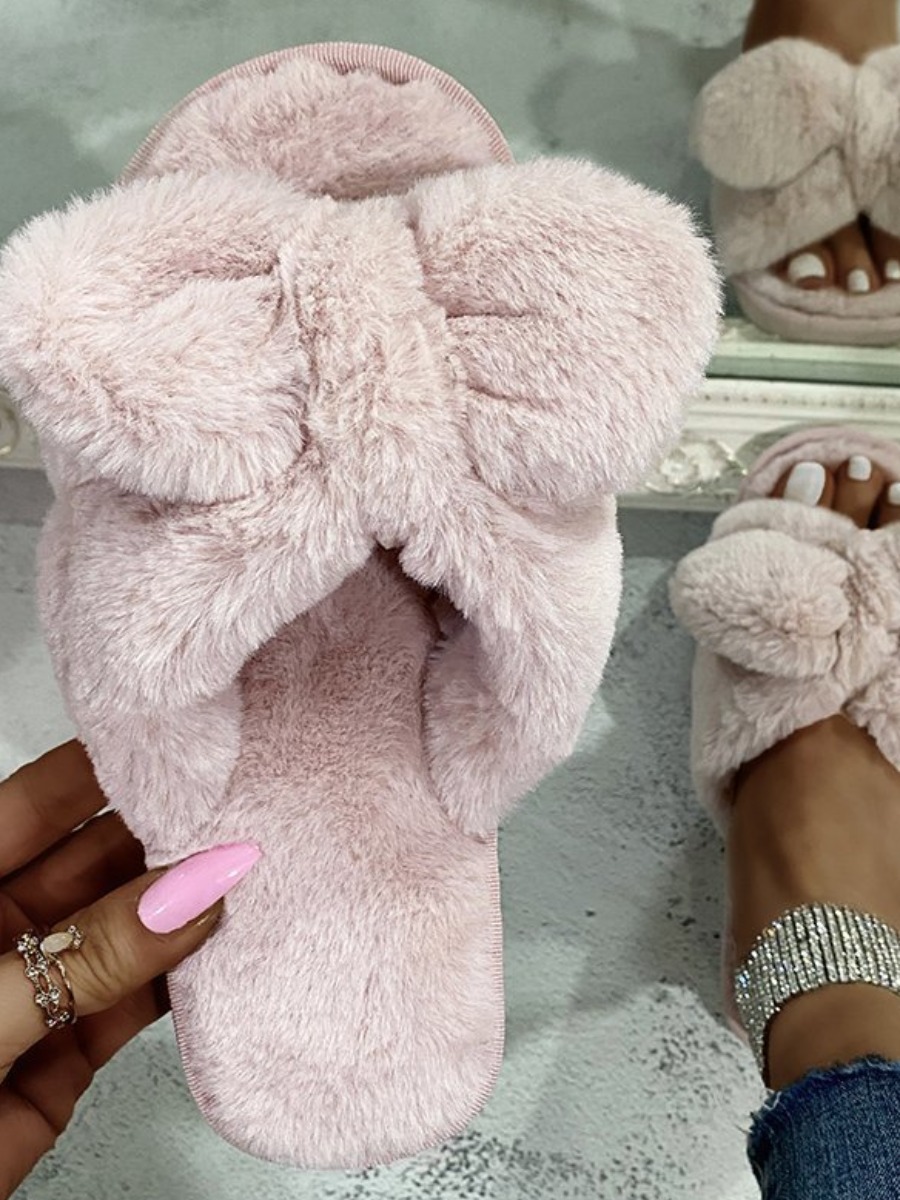 LW Plush Open Front Slippers, Pink
LW Plush Open Front Slippers, Pink