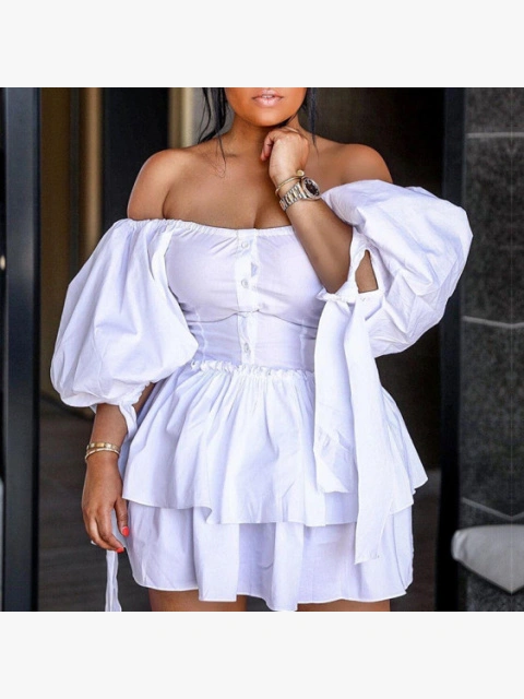 Lovelywholesale white dresses best sale