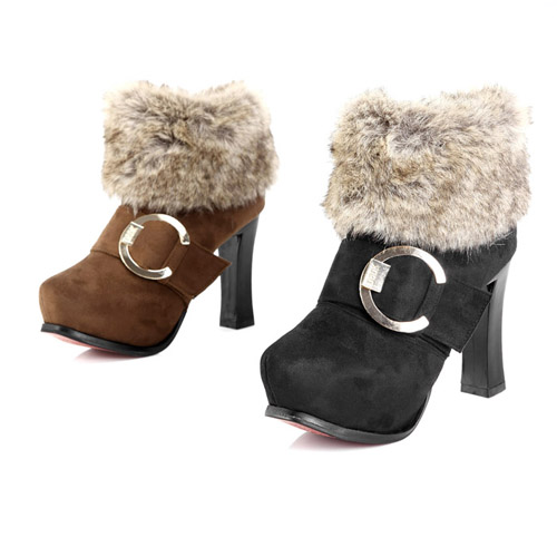 square chunky boots