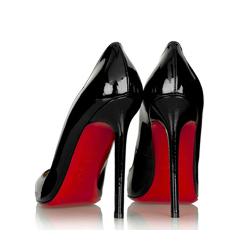 Fashion Pointed Closed Toe Stiletto High Heels Black PU Pumps_Pumps ...