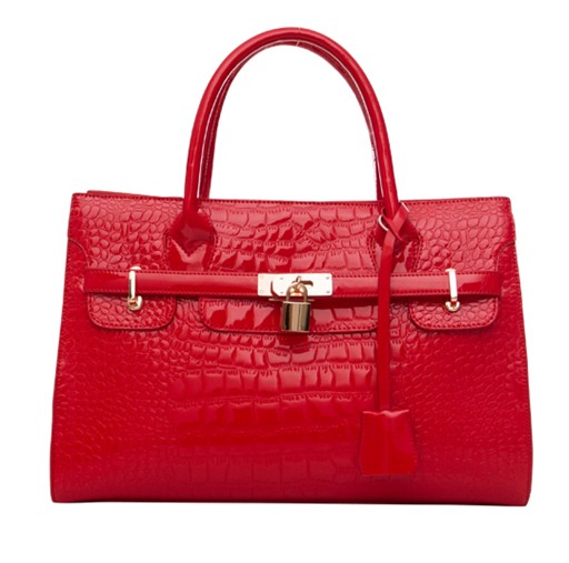 red embellished bag