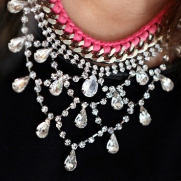 Fashion Crystal Necklace_Necklace_Jewellery_Accessories_LovelyWholesale ...