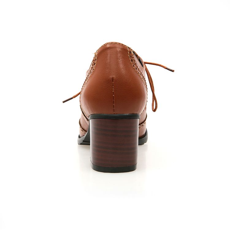mid heel lace up shoes