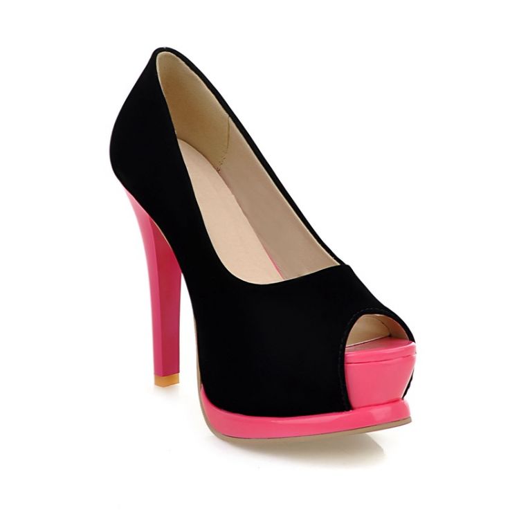 closed high heel shoes