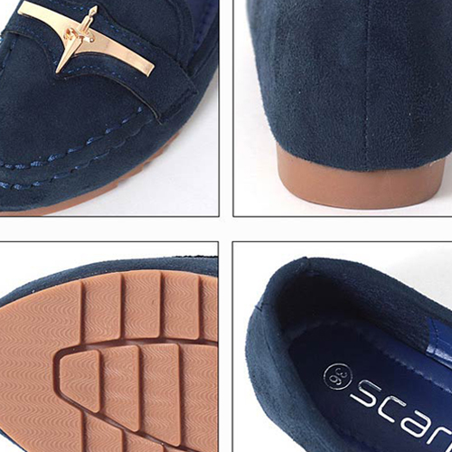 black flats closed toe