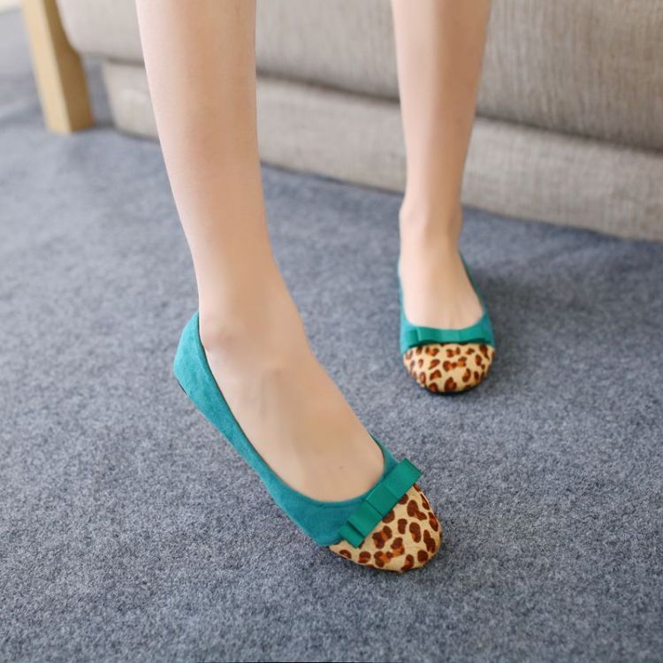 flats with green bottoms