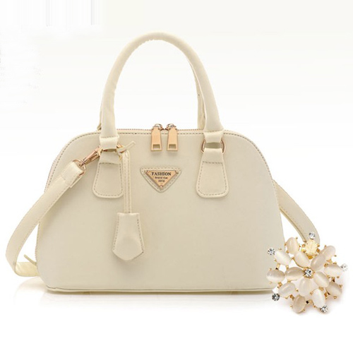 Fashion Zipper Designed Solid White PU Clutches Bag_Clutches Bags_Bags