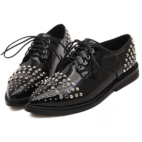 mens black lace up pumps