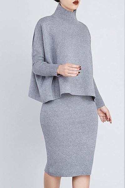 turtleneck long sleeves