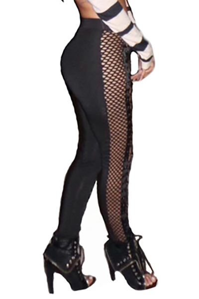 satin skinny pants
