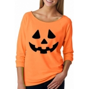 Halloween Party Pumpkin Casual Hoodies
