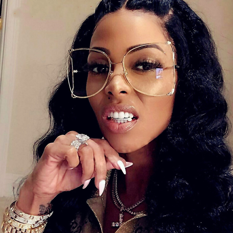 

Lovely Fashion Pearl Decoration Khaki PC Sunglasses