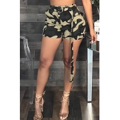 Lovely Fashion Camouflage Printed Army Green Cotto