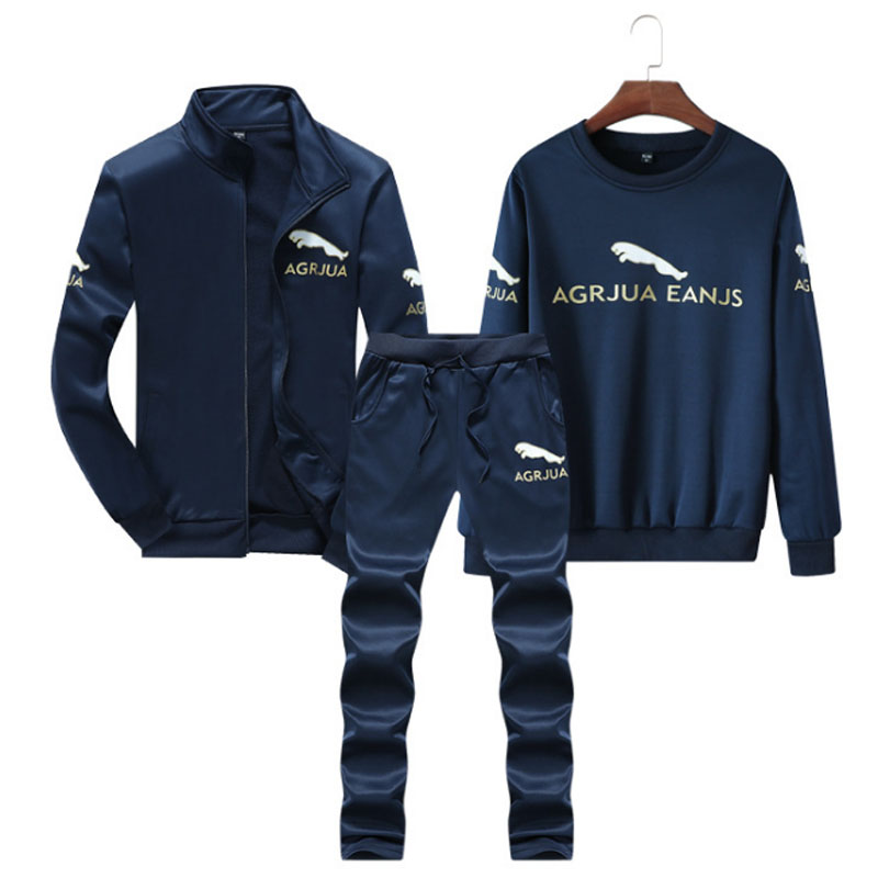 

Lovely Casual Long Sleeves Printed Blue Two-piece Pants Set(Include Coat)