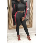 Lovely Euramerican Patchwork Skinny Black Twilled 