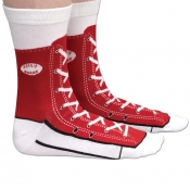 Lovely Fashionable Shoe Red Cotton Blends Socks