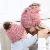 Lovely Fashionable Pink Hats(Parent-child Cap)