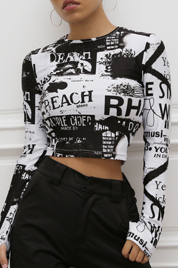 printed black tshirt