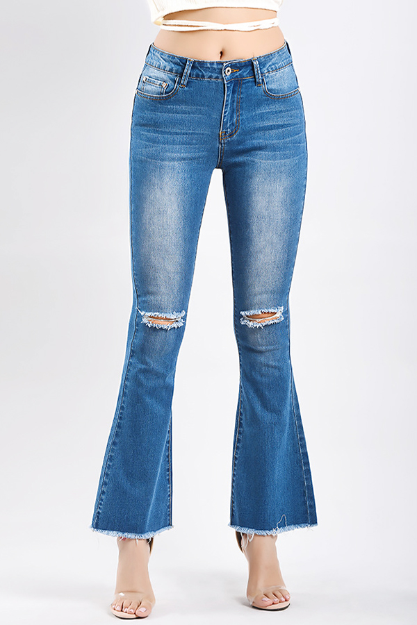 

Lovely Sweet Broken Holes Blue Jeans