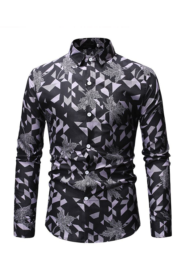 

Lovely Casual Printed Grey Cotton Shirts