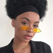 Lovely Fashion Yellow PC Sunglasses