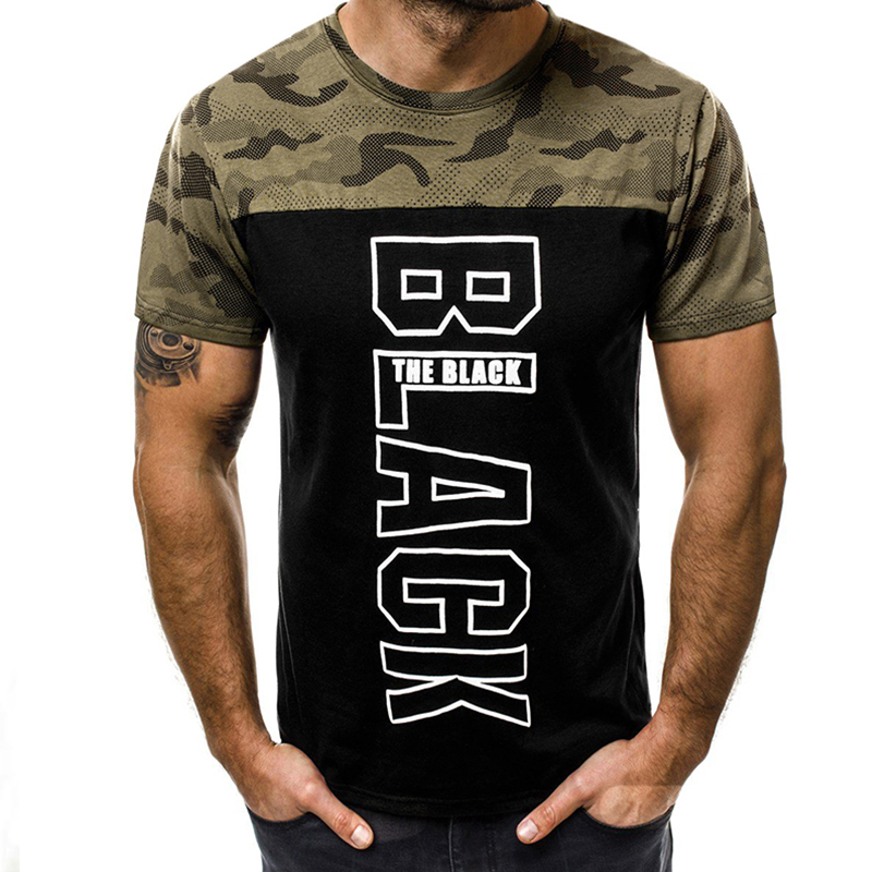 

Lovely Casual Letter Printed Green T-shirt