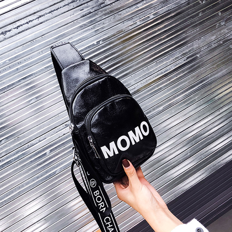 

Lovely Leisure Letter Printed Black Crossbody Bag