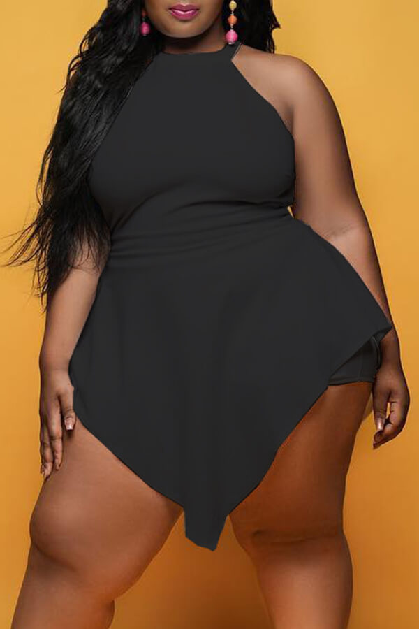 black one piece romper