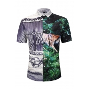 Lovely Trendy Animal Printed Multicolor Shirt