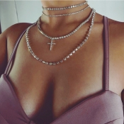 Lovely Chic Layered Sliver Necklace
