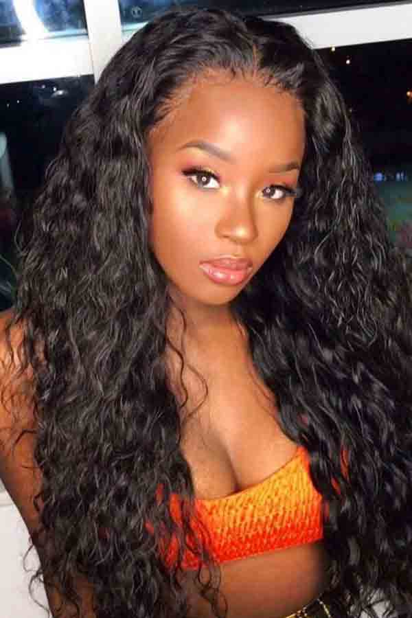 Lovely Retro Curly Synthetic Black