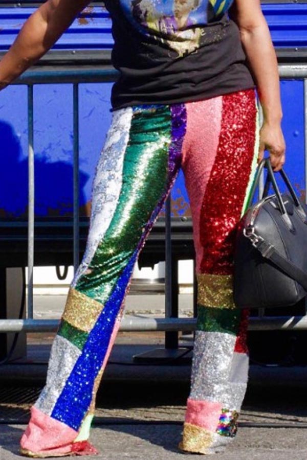 

Lovely Casual Striped Multicolor Pants, Multi