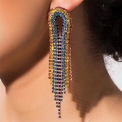 Lovely Chic Tassel Design Multicolor Earring