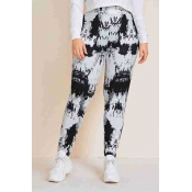 Lovely Casual Printed White Plus Size Pants