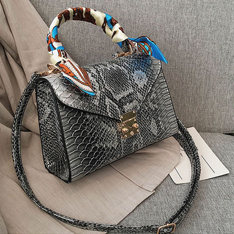 

Lovely Trendy Printed Silver Crossbody Bag