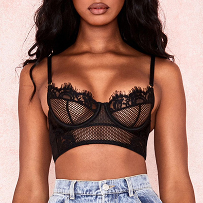 

Lovely Sexy Hollow-out Black Bra